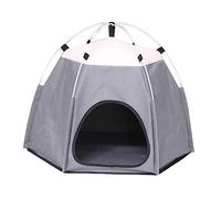 Fzaqwen Nid-Tente pour Animaux de Compagnie, Niche Universelle Faite à La Main, avec Dispositifs Antidérapants, Lit pour Chats D'intérieur, Gris
