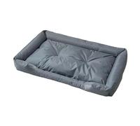 Fzaqwen Panier D'extérieur pour Chien, Nid pour Chat, Maison pour Animaux Douce et Imperméable, Coussin pour Chiens, Caniches, Chiots, Etc, Gris