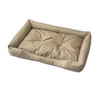 Fzaqwen Panier D'extérieur pour Chien, Nid pour Chat, Maison pour Animaux Douce et Imperméable, Coussin pour Chiens, Caniches, Chiots, Etc, Or