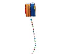 Fzaqwen Parafoil Kite Léger pour Garçon Fille Jouet Sportif Doux Assemblage Facile Waterproof Pp Design Tridimensionnel Adapté en Plein