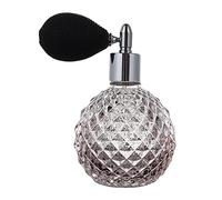 Fzaqwen Parfum Bouteille Cristal Verre Style Ancien Flacon Vide avec Pompe Longue Frange Convient pour Décoration