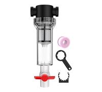 Fzaqwen Pompe D'aquarium pour Sédiments, Eau, étanche, Polyvalente, Accessoires de Nettoyage Professionnels, Collecteur de Drainage Transparent, 80 Mailles
