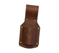 Fzaqwen Porte- Compact Ensemble avec Étui Porte-outils en PU Support Marteau Ceinture Housse Adapté à la Protection des Outils pour Camping, Brun