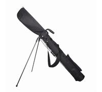 Fzaqwen Sac de Golf avec Trépied de Rangement Pratique Portable en Nylon Hydrofuge pour Garder Les Organisés Séances d'Essai Terrain Déplacements, Noir
