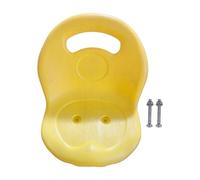 Fzaqwen Siège Tricycle Enfant Ergonomique Selle Dossier Bas Accessoire Remplaçant en PP Adapté Au Vélo D'Équilibre Kart Usage Quotidien, Jaune