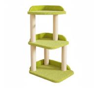 Fzaqwen Station Escalade Griffoir Multicouche Colonne Sisal Base Large Panneau Apportant Lieu de Repos pour Chats Adapté à Vie Intérieure et Détente Logement