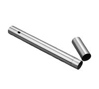 Fzaqwen Tube de Rangement pour Brochettes Barbecue Skewer Accessoire Barbecue Portable Boîte Cylindrique INOX Ustensile Multifonction Pâtisserie et Grill Rang, 3.5cm 35cm