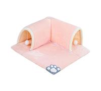 Fzaqwen Tunnel pour Chat, Jouet pour Chaton, Tunnel Pliable pour l'exercice et Le Passage des Chatons D'intérieur, Nid pour Chatons, Tunnel pour Chats, Grand