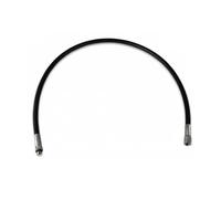 Fzaqwen Tuyau Détendeur Plongée Régulateur Flexible Gonflage Basse Pression Manomètre Résistant Polyvalent Gonflage Gilet Gestion Étanche, Noir, Hp Caoutchouc 80CM