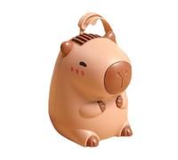 Fzaqwen Ventilateur Portable Tour de Cou Mini Ventilateur Capybara Ventilateur Personnel Compact Lanière USB pour Filles Enfants Convient à, Éventail sans Feuilles