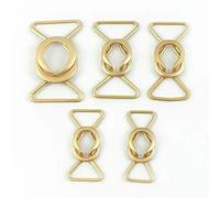 FZBANG Lot de 2 ou 5 Boucles métalliques de 20 à 40 mm pour Femme, fermoirs décoratifs pour Ceinture, vêtements, Accessoires de Couture