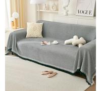 FZBANG Serviette de canapé avec Couverture complète en Fil de Coton crème Wind Camping Housse de Coussin de canapé Toutes Saisons Universel