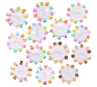 FZBNSRKO Lot de 100 mini pinces à cheveux colorées avec motifs animaux/légumes/fleurs pour bébés, filles, tout-petits, adolescents et enfants (style aléatoire)