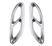FZCSIMR Couvercle D’Embout D’échappement Queue en Acier Inoxydable pour Mercedes pour Benz C E B A Classe GLC W205 W213 W176 Gorge arrière Queue(Argent)