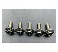 FZCSIMR Écrous Pare-Brise Vis Carénage M5 pour B&MW R1250GS R1200GS LC R1200RT S1000RR S1000XR C600 C650GT F750GS F850GS pour R Nine T K1600GTL Kit visserie Moto(M5x14)