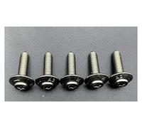 FZCSIMR Écrous Pare-Brise Vis Carénage M5 pour B&MW R1250GS R1200GS LC R1200RT S1000RR S1000XR C600 C650GT F750GS F850GS pour R Nine T K1600GTL Kit visserie Moto(M5X16)