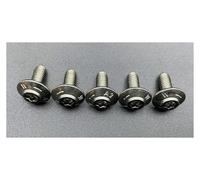 FZCSIMR Écrous Pare-Brise Vis Carénage M5 pour B&MW R1250GS R1200GS LC R1200RT S1000RR S1000XR C600 C650GT F750GS F850GS pour R Nine T K1600GTL Kit visserie Moto(M5X12)