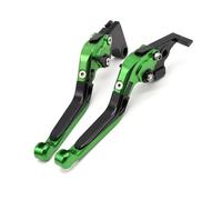 FZCSIMR Leviers d'embrayage Frein Moto pour Kawasaki Z750S 2006-2008 Z750 S Z 750S Leviers Frein Et d'embrayage Pliables Et Extensibles Moto Embrayage Frein Moto(Vert)
