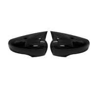 FZCSIMR Pour R&enault Pour Clio 4 Mk4 Pour Zoe Pour Captur Coque De Rétroviseur Couvercle De Rétroviseur Latéral De Voiture Capuchons protection rétroviseurs porti(Noir brillant)