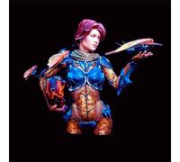 FZCWAVAB 1/10 Sci-Fi Agent Female Soldier Bust Model Kit, Maquette en résine non peinte et non assemblée //S5I0h7