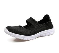 FZDX Chaussures à la Main élastique tissé à la Main Glisser sur Les Chaussures de Marche de Mode Respirant léger, 10 Couleurs, 8 Tailles