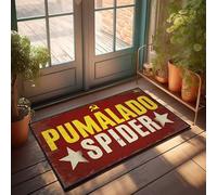 FZFN Accessoires de chambre cool pour adolescents garçons araignée communiste : le paillasson de la marque emblématique Pumalado - Cadeau pour la décoration de la maison (50 x 80 cm)