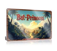 FZFN Décoration murale en métal - Bat-Princess : Gateway To The Ornamental Valley - Accessoire de garage - Pour homme caverne - 30 x 40 cm