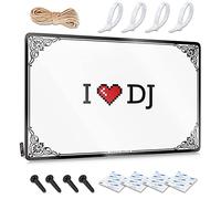 FZFN I Love Dj Haves Boho - Plaque décorative pour chambre d'homme (20 x 30 cm)