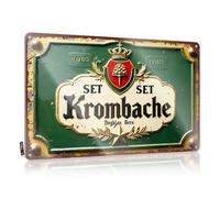 FZFN Krombache : A Royal Beverage Of Daglan Bees - Plaque en étain pour porte de chambre à coucher - 20 x 30 cm