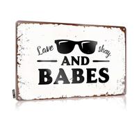 FZFN Love, Shay & Babes Lunettes de soleil de ferme, décoration de chambre d'adolescent et de garçon, collection ancienne (20 x 30 cm)