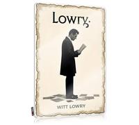 FZFN Lowry : A Journey Through Time And Words Décoration murale en étain imperméable 20 x 30 cm