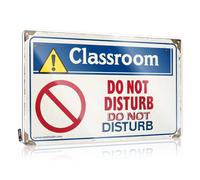 FZFN Plaque décorative en métal pour salle de classe avec inscription « Do Not Disturb » - 30 x 40 cm