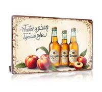 FZFN Plaque décorative vintage Taohayan Premium Beverages : A Refreshing Blend Of Nature'S Best Tin Sign Decaor Panneau en métal personnalisé pour l'extérieur (20 x 30 cm)