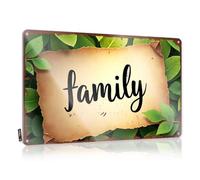 FZFN Plaque vintage en métal « Family Bonds: A Timeless Treasure » - Plaque vintage en métal - 20 x 30 cm