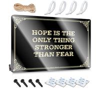 FZFN Poster décoratif pour chambre d'adolescent avec inscription « Hope Is The Only Thing Stronger Than Fear Sweet Old » (30 x 40 cm)