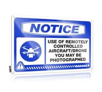 FZFN Stuff For Boys Room Stair Retro Wall Decor - Notice d'utilisation d'avion/drone télécommandé, vous pouvez être photographié doux baignoire rustique à suspendre (30 x 40 cm)