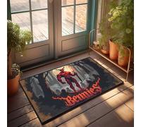 FZFN Tapis de bain avant petit et petit - Dark Forest Gathering: The Bennies' Enigmatic Ritual Water Absorbent Low Profile Bath Bath Lavables pour les agriculteurs (40 x 60 cm)