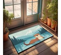 FZFN Today's A Good Day To Have Fun! Runner Porte d'entrée d'extérieur en mousse absorbante (50 x 80 cm)