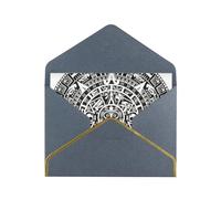 FZGGWYHL Carte de vœux imprimée Calendrier Maya End of The World avec enveloppe Carte de vœux décorative