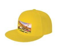FZGGWYHL Country Farm Casquette de baseball réglable pour adulte, jaune, 4-8