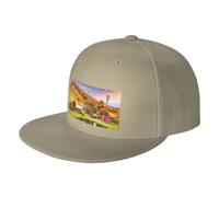 FZGGWYHL Country Farm Casquette de baseball réglable pour adulte, naturel, 4-8