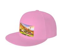FZGGWYHL Country Farm Casquette de baseball réglable pour adulte, rose, 4-8