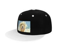 FZGGWYHL Golden Retriever Casquette de baseball avec imprimé chien Hip-hop pour adulte