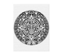 FZGGWYHL Mayan Calendar End of The World Couverture en flanelle imprimée