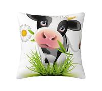 FZGGWYHL Taie d'oreiller décorative imprimée vache mignonne
