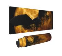 FZGGWYHL Tapis de souris imprimé chauve-souris Halloween 30 x 80 cm