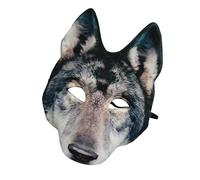 FZJWIKO Loup multifonction sur le thème des animaux, festivals, | Sans danger pour la peau, convient pour les fêtes d'enfants et d'adultes, la photographie de théâtre