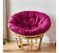FZKun Coussin de chaise suspendue - Style nid confortable - Rond et épais - Coussin de soutien doux pour hamac papasan, chaises œufs radar, utilisation intérieure et extérieure - balcon, jardin (K, 90
