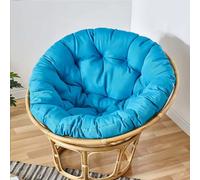 FZKun Coussin de chaise suspendue - Style nid confortable - Rond et épais - Pour hamac Papasan, chaises œufs radar, utilisation intérieure et extérieure - Balcon, jardin (E, 120 x 120 cm)