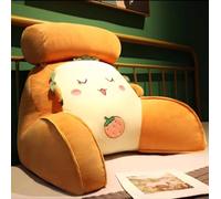 FZKun Coussin de lecture au lit - Coussin lombaire Kawaii doux avec housse lavable, coussin de repos avec accoudoirs pour s'asseoir dans le lit, le canapé, se détendre, regarder la télévision, les